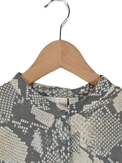 BONPRIX COLLECTION Damen Hemdbluse Animal-Print Schlangenmuster Mehrfarbig