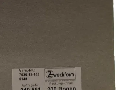ZWECKFORM Trennstreifen Weiß Büro Organisation Praktisch 200 Bogen