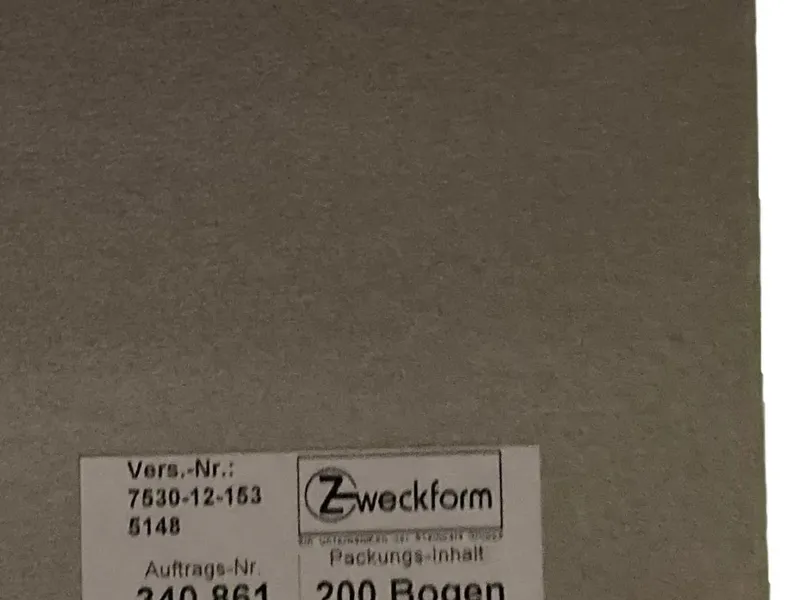 ZWECKFORM Trennstreifen Weiß Büro Organisation Praktisch 200 Bogen 2