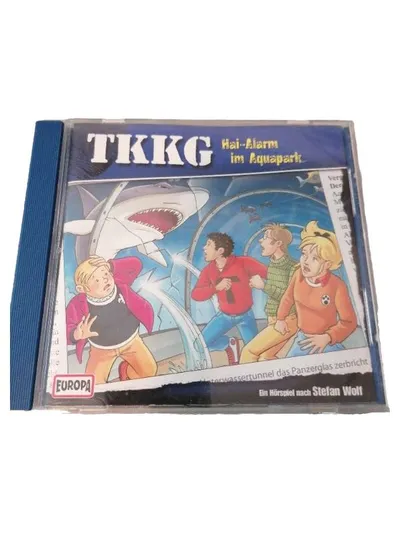 EUROPA TKKG 178 Hai-Alarm im Aquapark CD Hörspiel Stefan Wolf