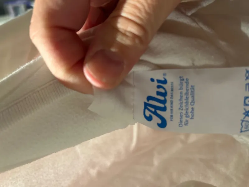 Alvi Baby Schlafsack Größe 74 Weiß Wickelverschluss Baumwolle 4
