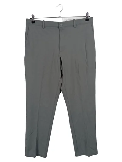 UNIQLO Herren Stoffhose Grau W33/L36 Business Casual Polyester