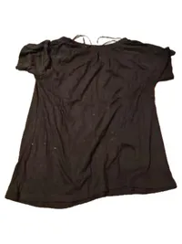BPC Bonprix Collection Damen T-Shirt Gr. 44-46 Schwarz Baumwolle 4