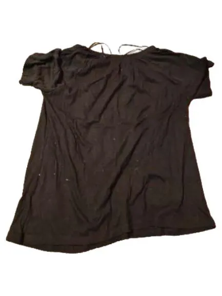 BPC Bonprix Collection Damen T-Shirt Gr. 44-46 Schwarz Baumwolle 4