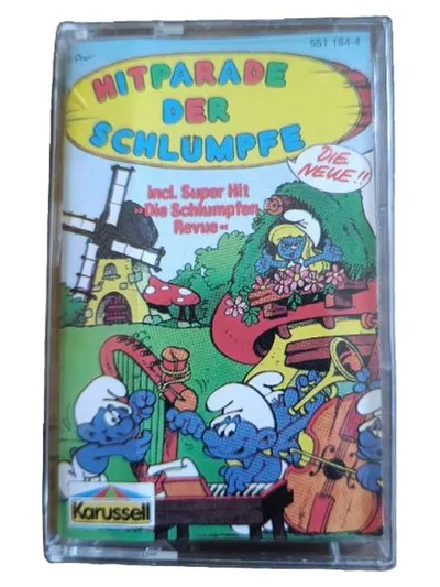 Die Schlümpfe Hitparade Kassette Karussell Hörspiel Musik Kinder