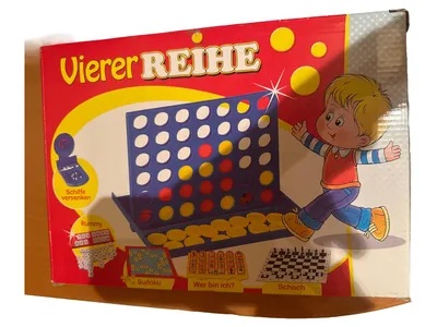 BESTTOY Vierer Reihe Brettspiel Gesellschaftsspiel Strategiespiel Taktik &