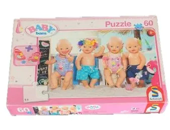 Baby Born Steckpuzzle 60 Teile Baby Puppen Strand