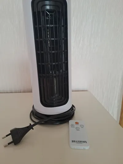BRANDSON Turmventilator 303353 Standventilator Weiß mit Fernbedienung