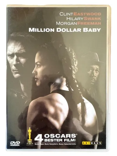 Million Dollar Baby DVD Clint Eastwood Hilary Swank Morgan Freeman 4 Oscars