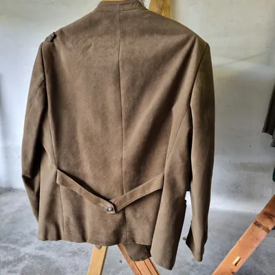 LODENFREY Herren Trachtenjanker Jacke Gr. 46/S Oliv Traditionell Wolle