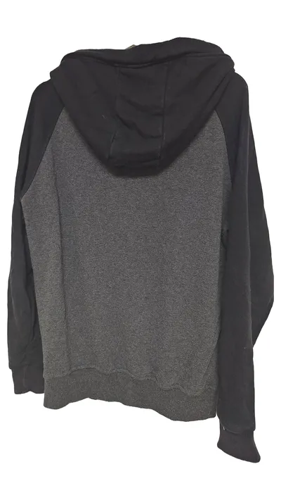 Alessandro Salvarini Herren Kapuzenpullover Melange Grau Gr. L