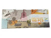 Djeco Puzzle Gallery Cinematograph 100 Teile Julianna Bibor Kinderpuzzle 1