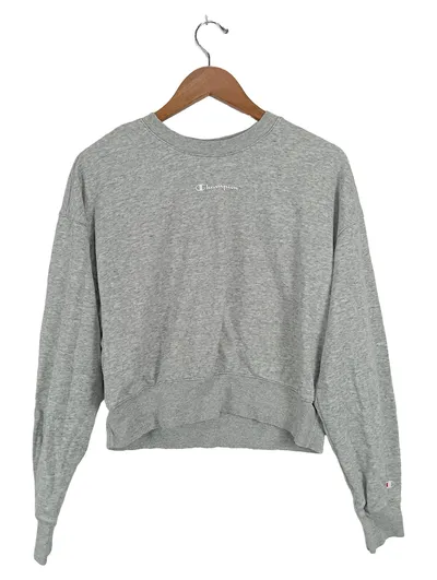 Champion Damen Pullover Grau Gr. 40;L Casual Sweatshirt Langarm