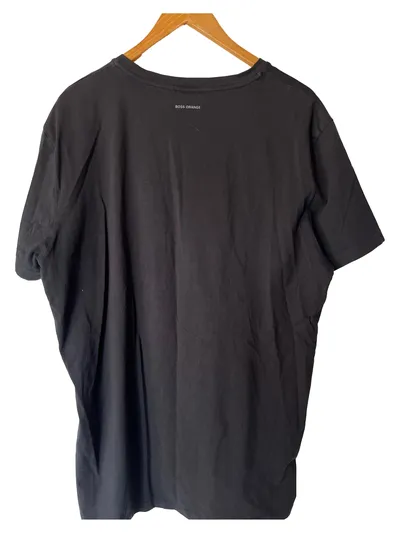 BOSS Herren V-Neck T-Shirt Schwarz Gr. 46/S Casual Basic