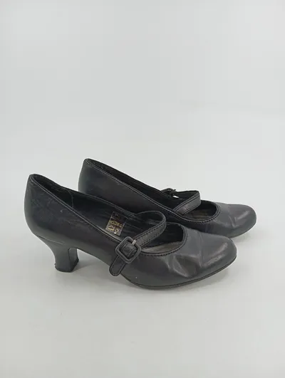 SoftWalk Damen Mary Jane Pumps Gr. 37 Schwarz Klassisch Business