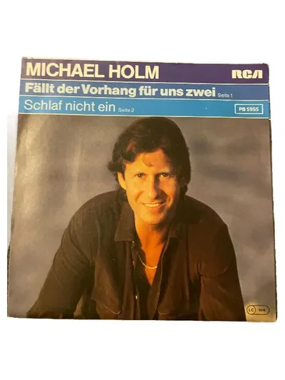 Michael Holm Fällt der Vorhang für uns zwei 7" Single Vinyl Schlager RCA