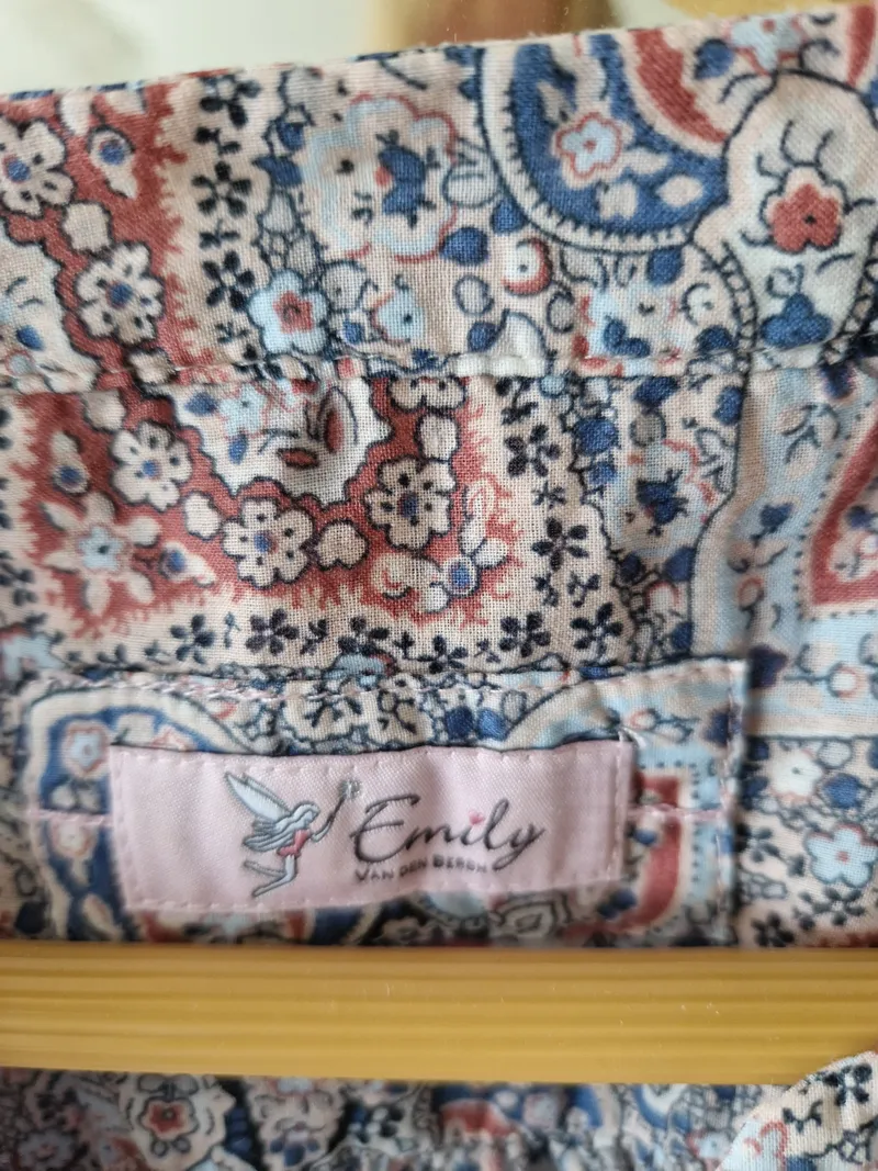 Emily van den Bergh Damen Hemdbluse Gr. 38 M Mehrfarbig Paisley Casual 6