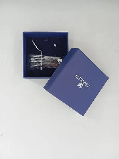 Swarovski Schmuckset Damen Ohrringe Silber Elegant Strasssteine