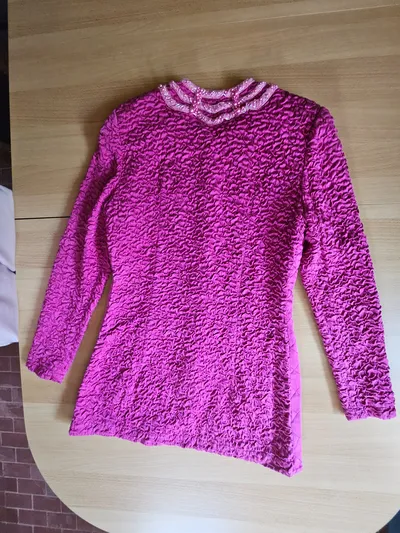 Amarotico Damen Steppjacke Pink Elegant Satin Gr. 40/L