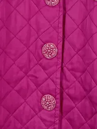 Amarotico Damen Steppjacke Pink Elegant Satin Gr. 40/L 4