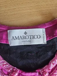 Amarotico Damen Steppjacke Pink Elegant Satin Gr. 40/L 6