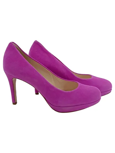 Högl Damen Pumps Pink Gr. 37 Elegant Wildleder