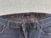 ALBERTO Herren Jeans Regular Fit Blau Casual W32/48/M 2