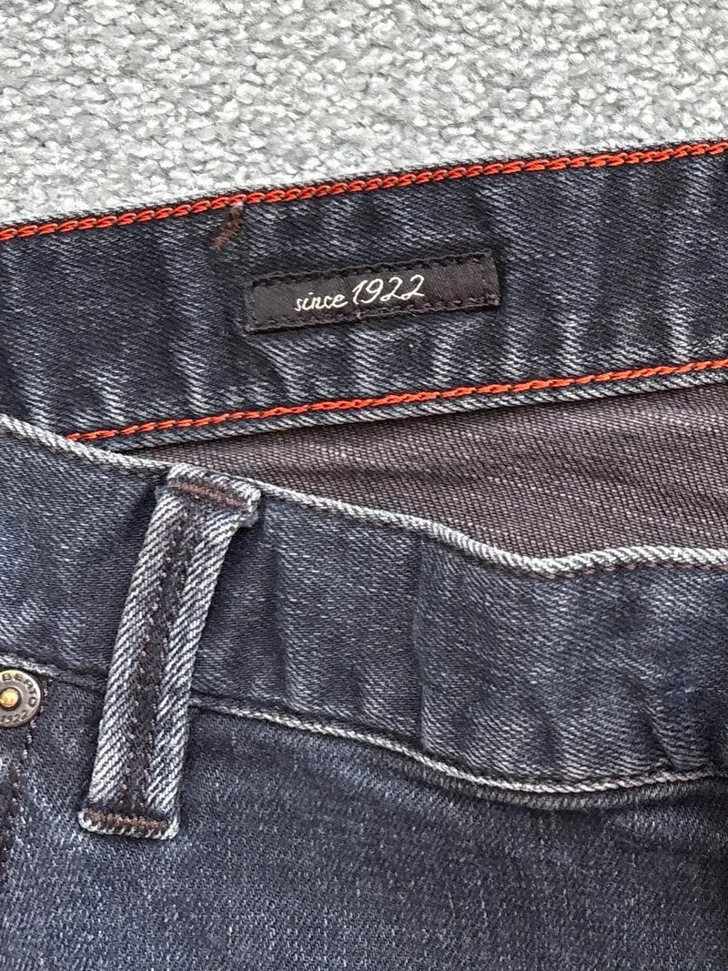 ALBERTO Herren Jeans Regular Fit Blau Casual W32/48/M 3