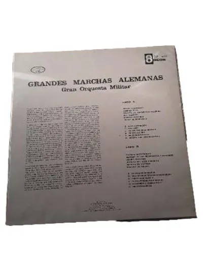 Odeon Vinyl Gran Orquesta Militar Deutsche Militärmärsche Klassik LP