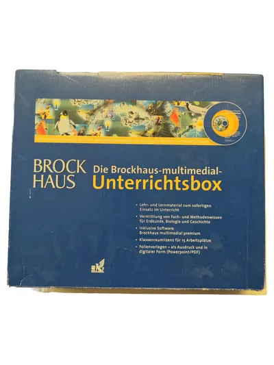 Brockhaus multimedial Unterrichtsbox Erdkunde Biologie Geschichte Software