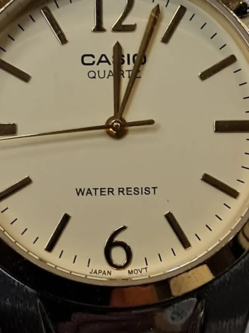 Casio Damenuhr Quarz Klassisch Mehrfarbig Metall Armbanduhr 5
