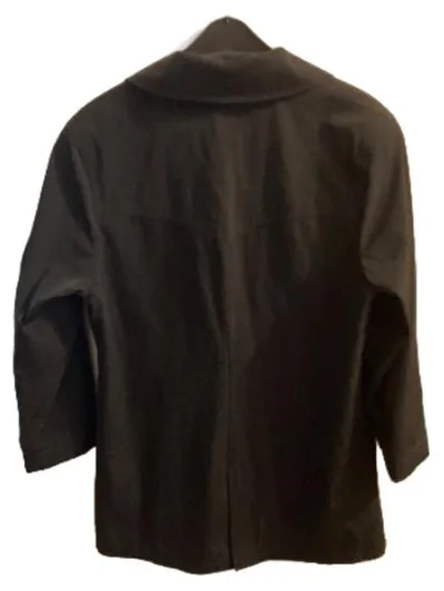 Vivaris Fashion Damen Blazer Gr. 40 Schwarz Klassisch Zweireihig