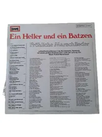 Ein Heller und ein Batzen – Fröhliche Marschlieder Vinyl LP EUROPA 2