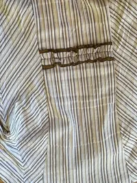 Dismero Damen Bluse gestreift Rüschen 3/4 Arm Mehrfarbig XL 7