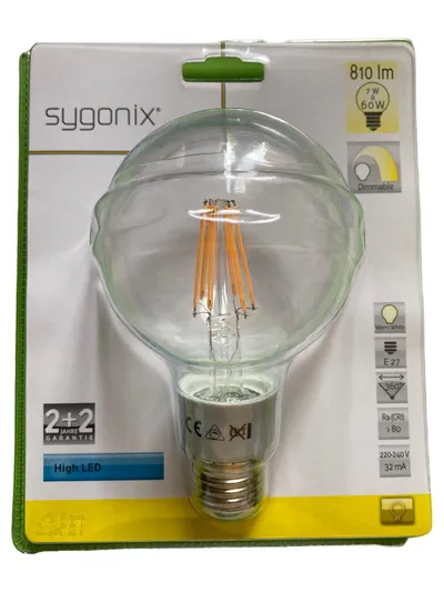 sygonix HighLED E27 7W 810lm dimmbare LED Leuchtmittel Transparent