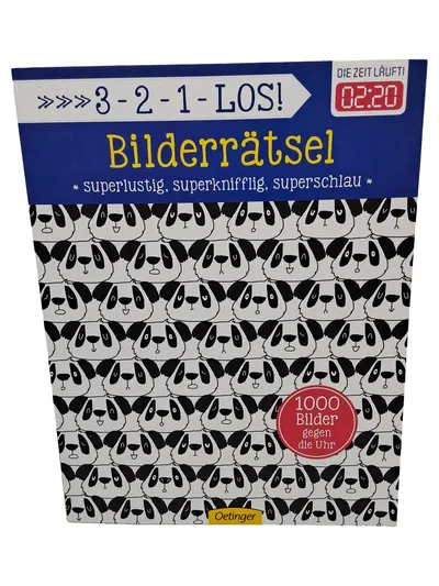 Oetinger 3-2-1-LOS! Bilderrätsel Logik IQ Rätselspiel Kinder ab 6