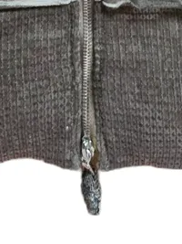 Elisa Cavaletti Fellweste Damen Bohemian Grau Gr. 38 M Baumwolle 4