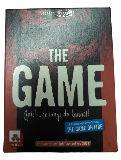 NSV The Game Steffen Benninghoff Brettspiel inkl. On Fire Erweiterung 1-5