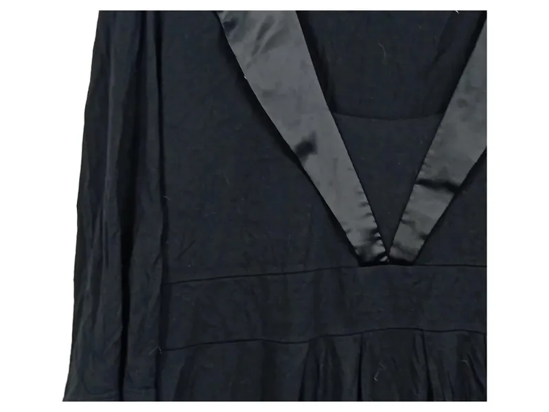 BONPRIX COLLECTION Damen Bluse Elegant Schwarz Gr. 40/L 3/4-Arm Viskose 2