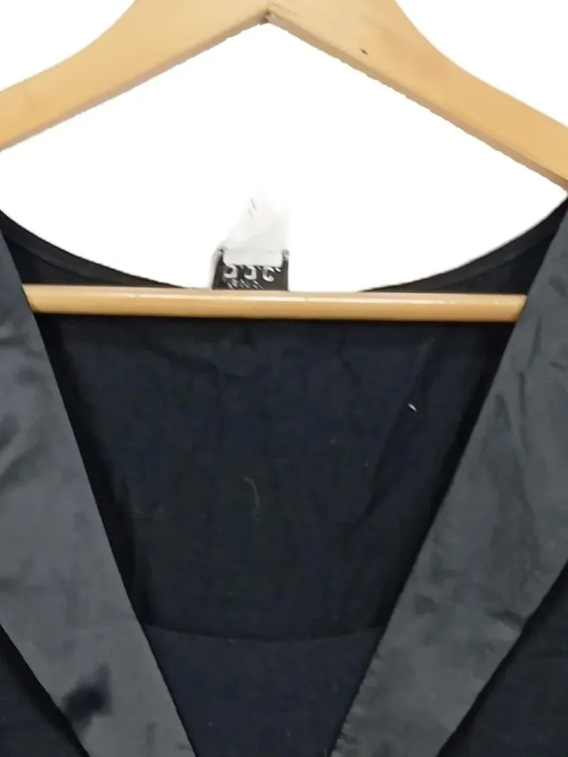 BONPRIX COLLECTION Damen Bluse Elegant Schwarz Gr. 40/L 3/4-Arm Viskose 3