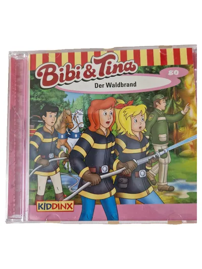 Bibi & Tina Hörspiel CD Der Waldbrand KIDDINX Folge 80 ab 6 Jahre