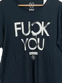 Boom Bap Herren T-Shirt "FUCK YOU" Schwarz Streetwear Einheitsgröße 2