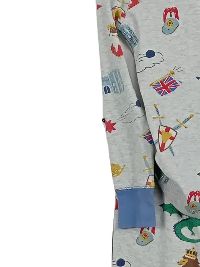 Boden Kinder Pyjama Set Jungen Drachen Ritter Gr. 116