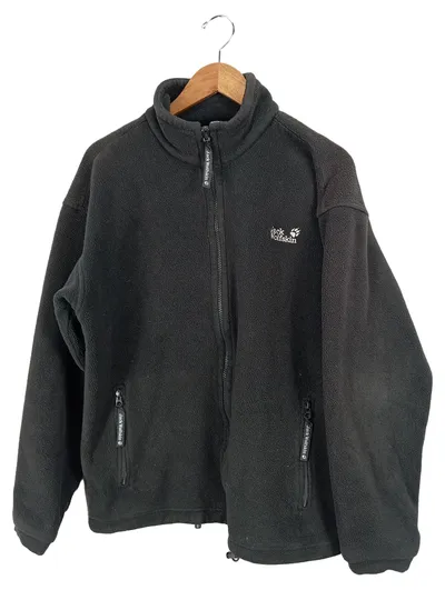 Jack Wolfskin Herren Fleecejacke Outdoor Schwarz L Polyester