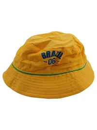 FHM Fischerhut Bucket Hat Brasilien Brazil 06 Gelb Grün One Size 1