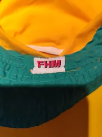 FHM Fischerhut Bucket Hat Brasilien Brazil 06 Gelb Grün One Size 2
