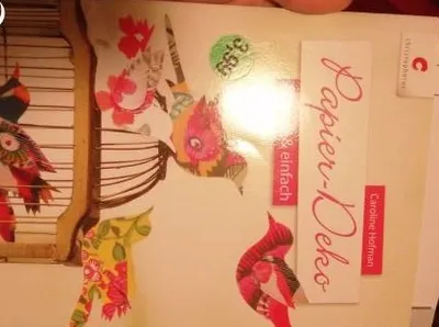 Christophorus Bastelset Vögel Papier Deko DIY Florales Muster Mehrfarbig