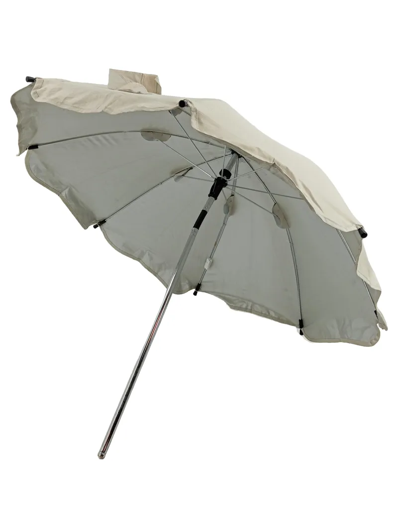 Fillikid Kinderwagen Sonnenschirm Beige UV Schutz Sommer Baby Buggy Schirm 2