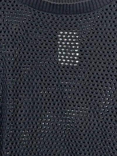 ever.me Damen Pullover Gr. 40/L Schwarz Lochmuster Casual Strickpullover