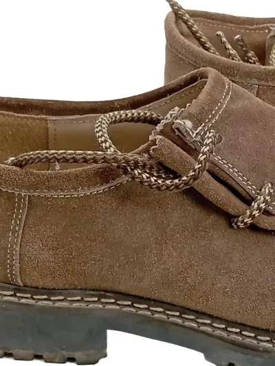 Edelweiss Herren Schnürschuhe 43 Braun Casual Wildleder Optik